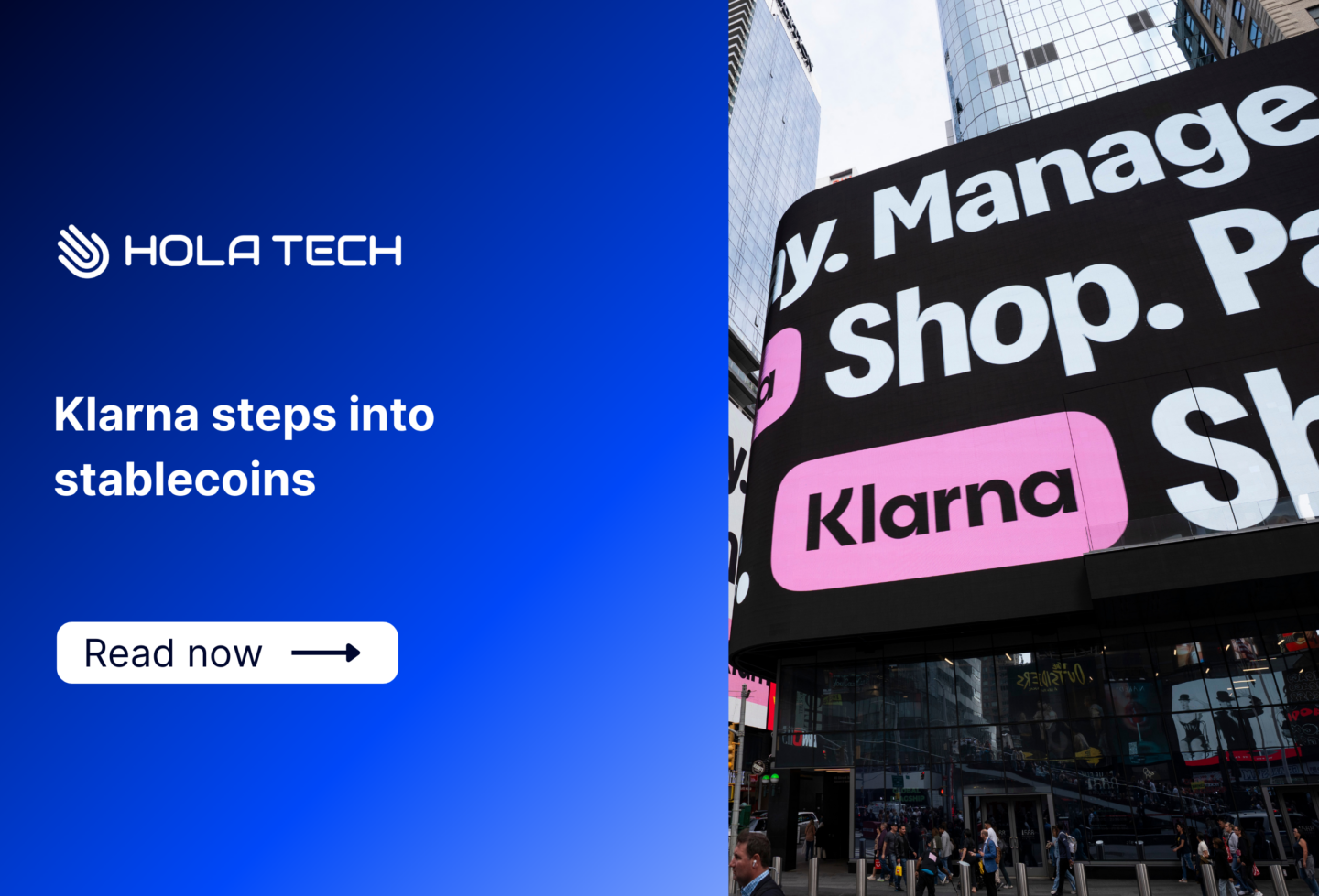 Klarna steps into stablecoins