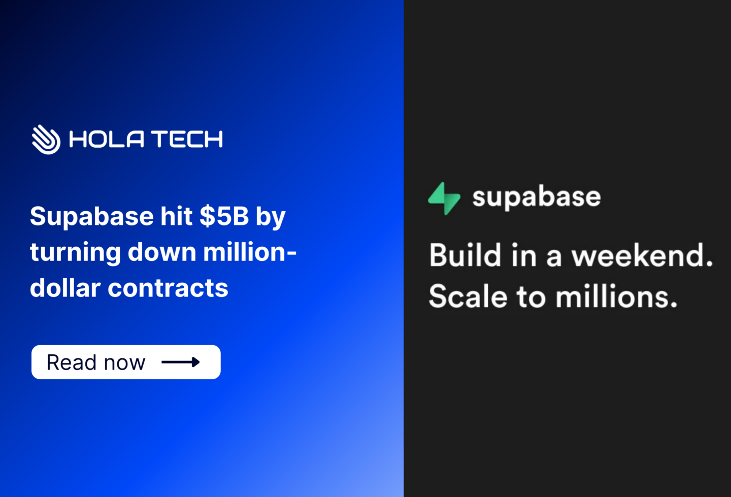 Supabase hit $5B by turning down million-dollar contracts