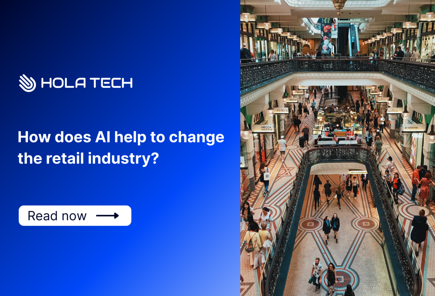 How does AI help to change the retail industry?