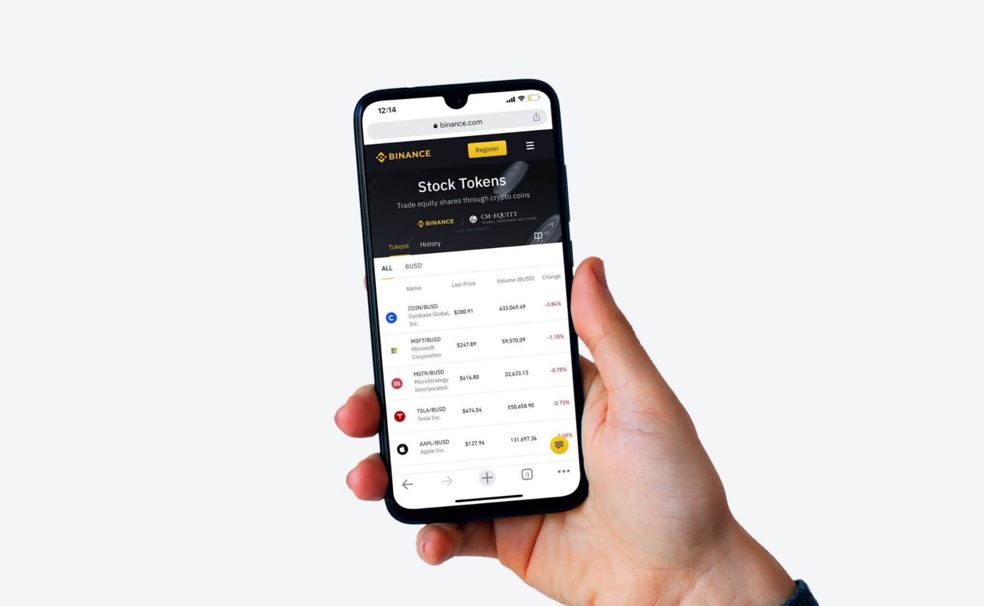 Binance plans to bring back tokenized stock trading after 2021 retreat